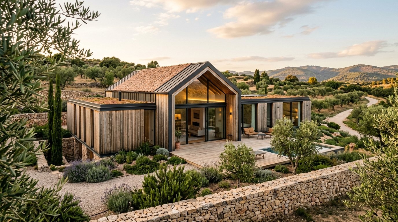 Exterior of an OPTIM Home modular house
