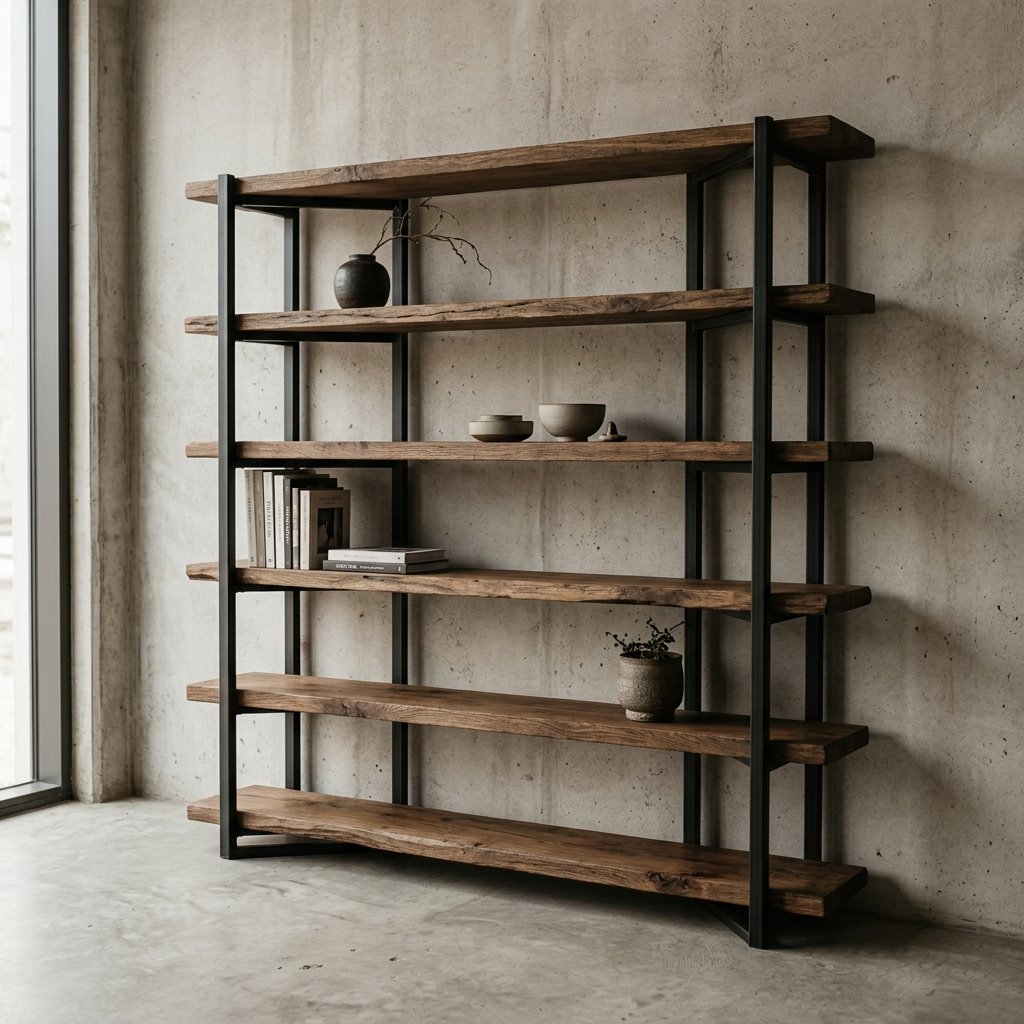TENSOR SHELVING SYSTEM — Solid Timber & Steel