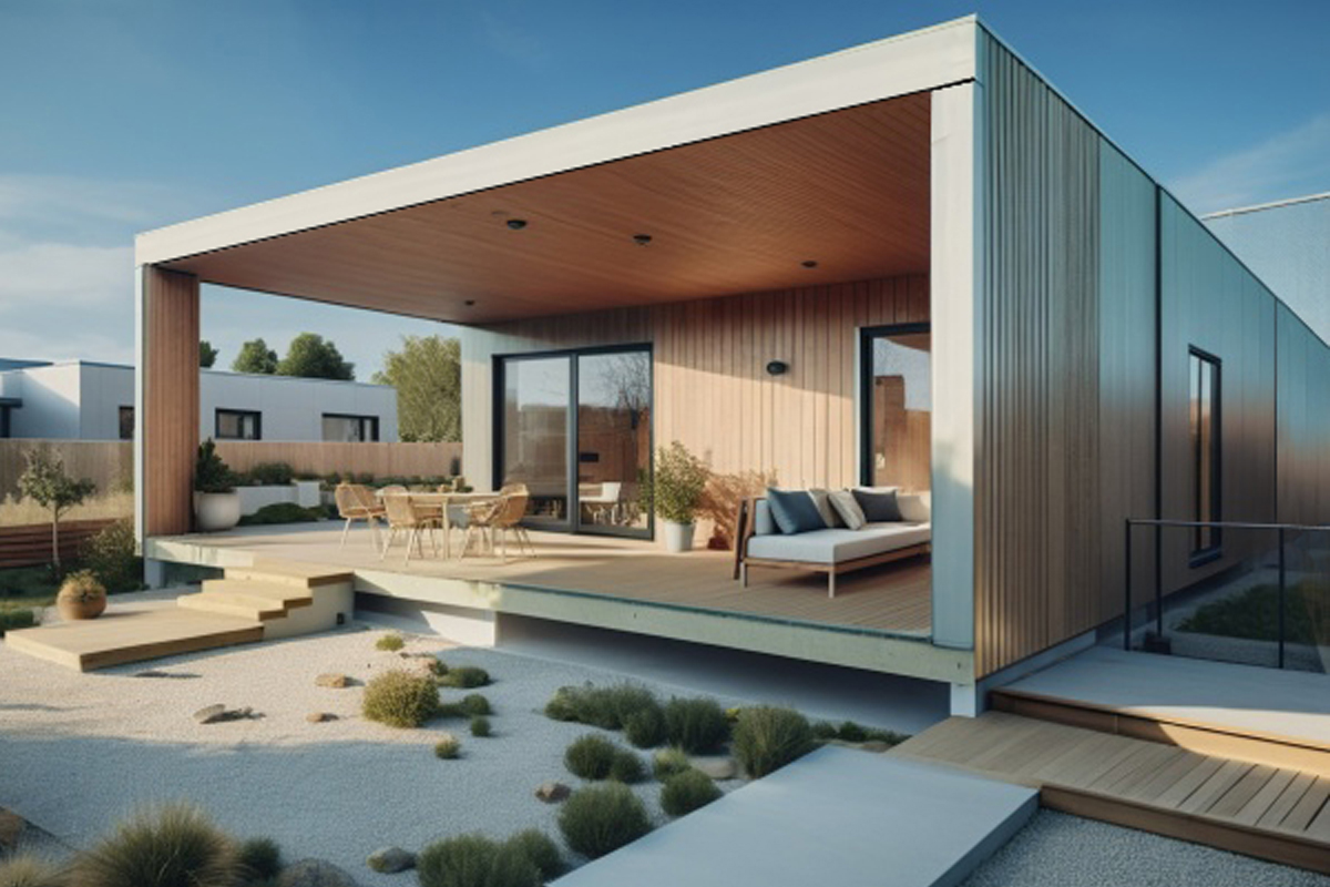 Modular construction project using BIM architectural design